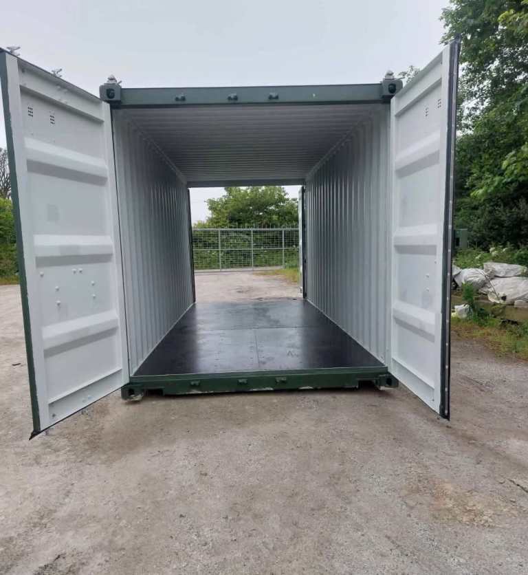 3x in stock - excellent condition 20x8ft shipping storage containers £ ...