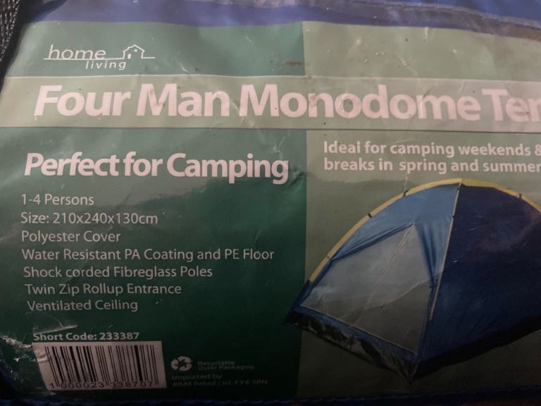 Home living four man monodome tent