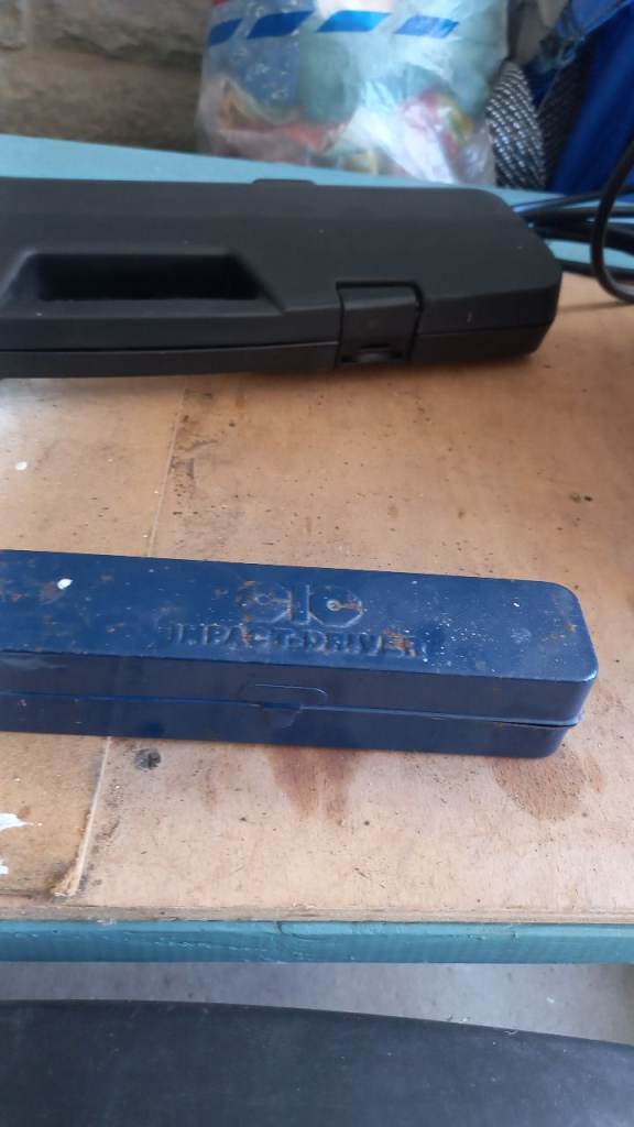 Vintage impact driver in case