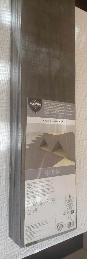 Volden Foam Underlay for Wood and Laminate Flooring – Nearly New