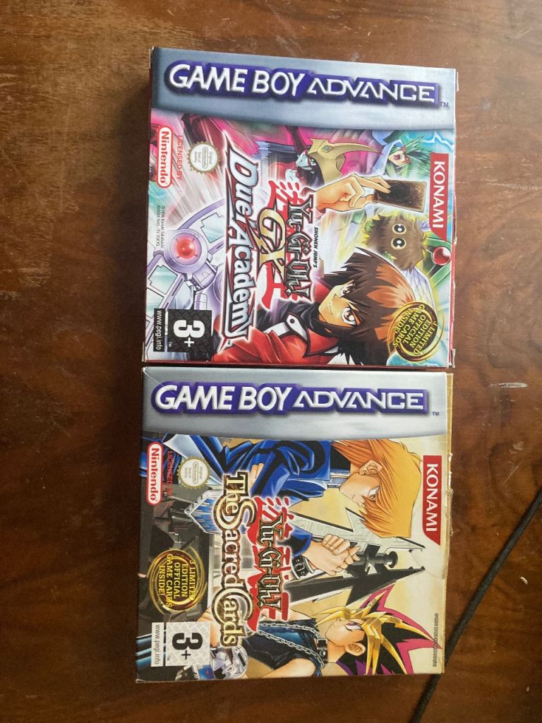 Yu-Gi-Oh GBA Games Boxed 