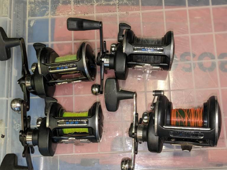 image for PENN 525 x2 and 535 x1  quality fishing reels in good condition 