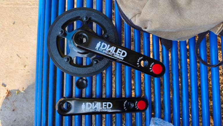 Dialed Fit Specific Design Bike Crankset – Black, As Good As New