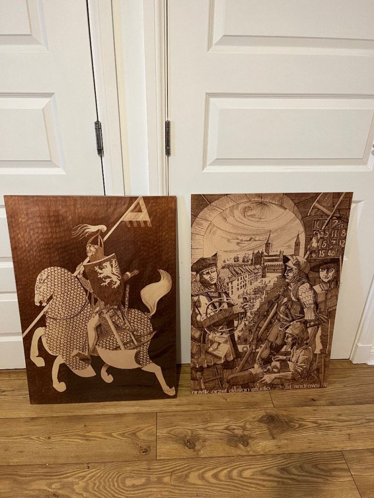 2 x large Jurek Putter prints