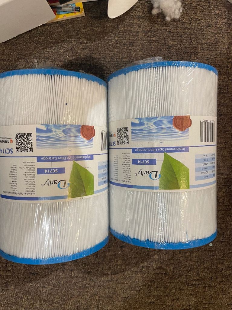 Darlly SC714 Hot Tub Spa Filter Cartridges - NEW