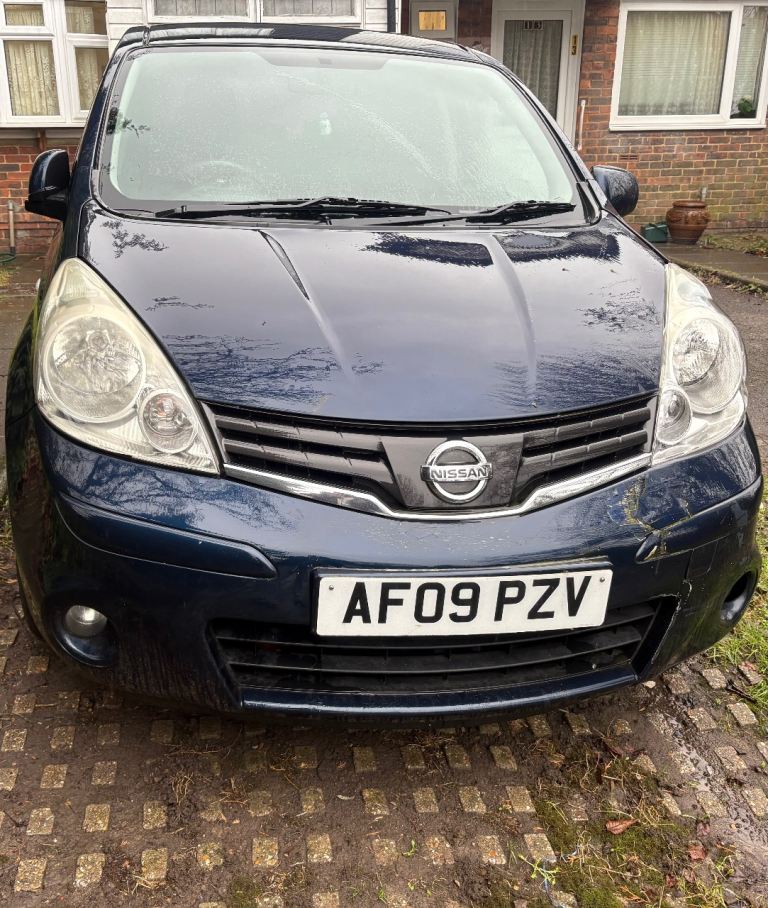 2009 Nissan Note – NO MOT – Spares or Repair 