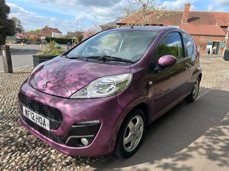 2012 Peugeot 107 1.0 Allure 3dr HATCHBACK Petrol Manual