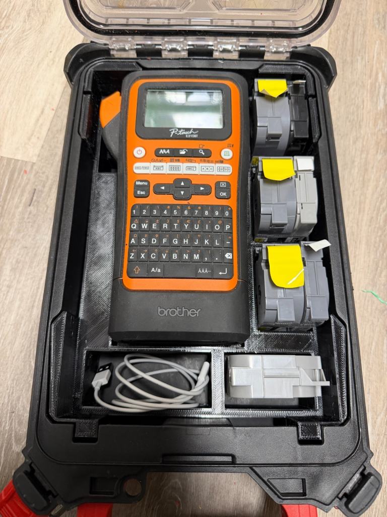Brother P-Touch E310BT Insert For Milwaukee Packout Organiser | in ...