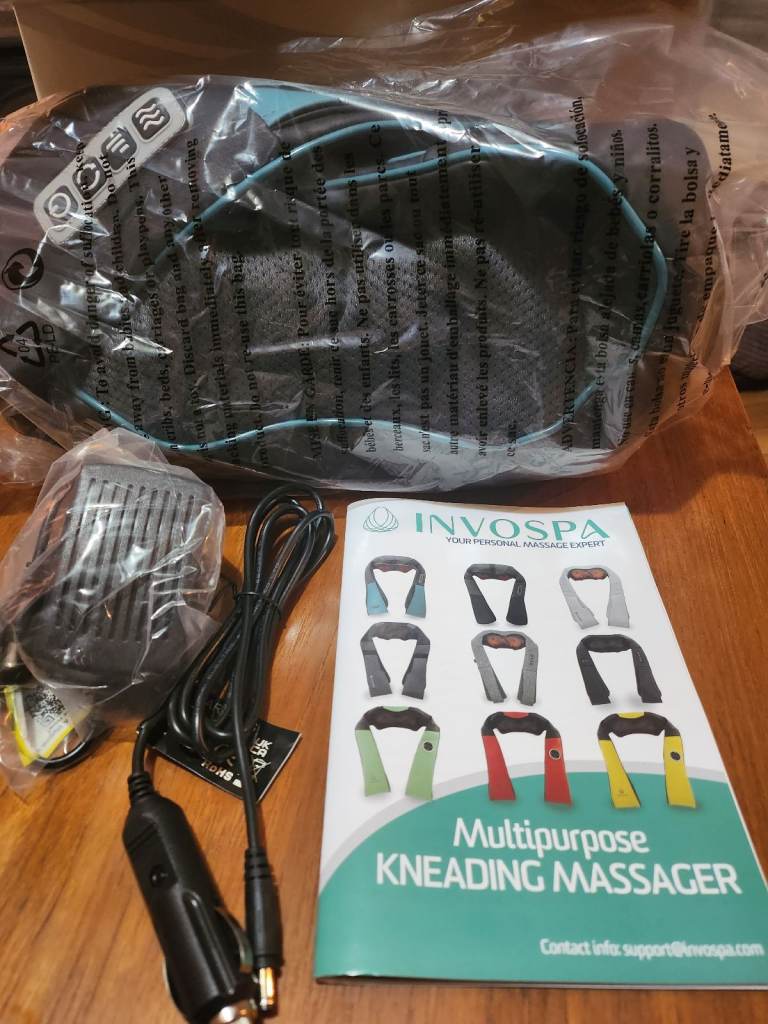 Invospa shiatus style heated massager