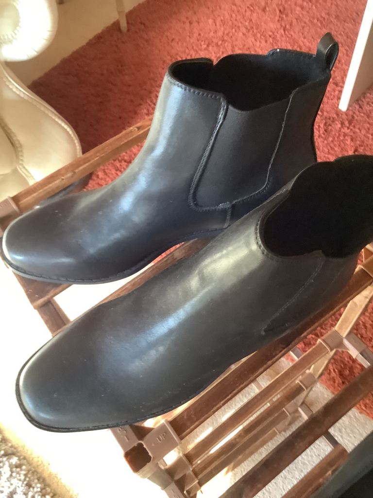 Black Chelsea Boots and Flats – Good Condition