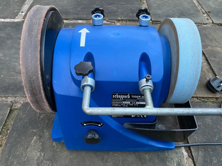 Scheppach Tiger Sharpening System with Tormek Jigs