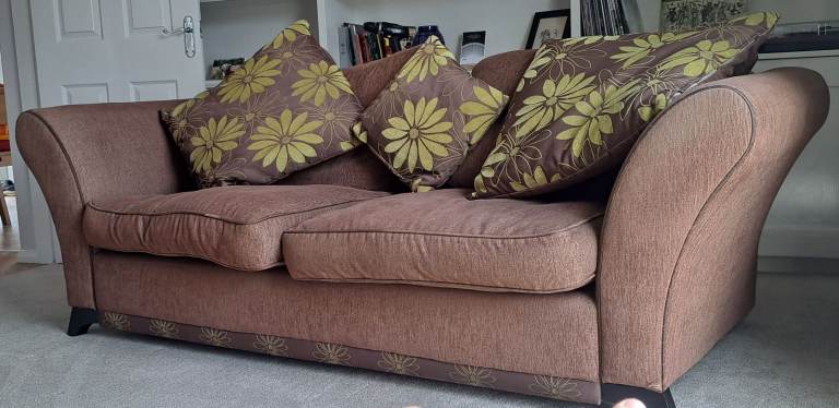 Matched 3 Seater Sofa and 2 Armchairs