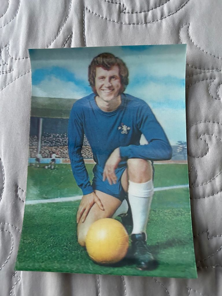 Peter Osgood Chelsea 3-D card