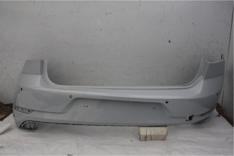 VW Golf Rear Bumper 2017 TO 2020 5G6807421BK Genuine *DAMAGED*