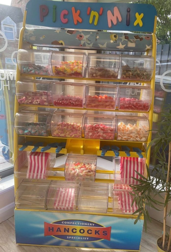 Hancocks pick n mix stand
