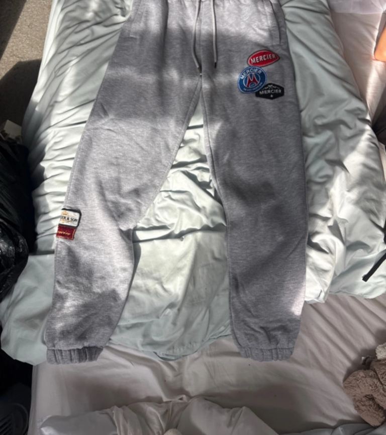 Mercier Grey Joggers / Tracksuit Bottoms – Good Condition