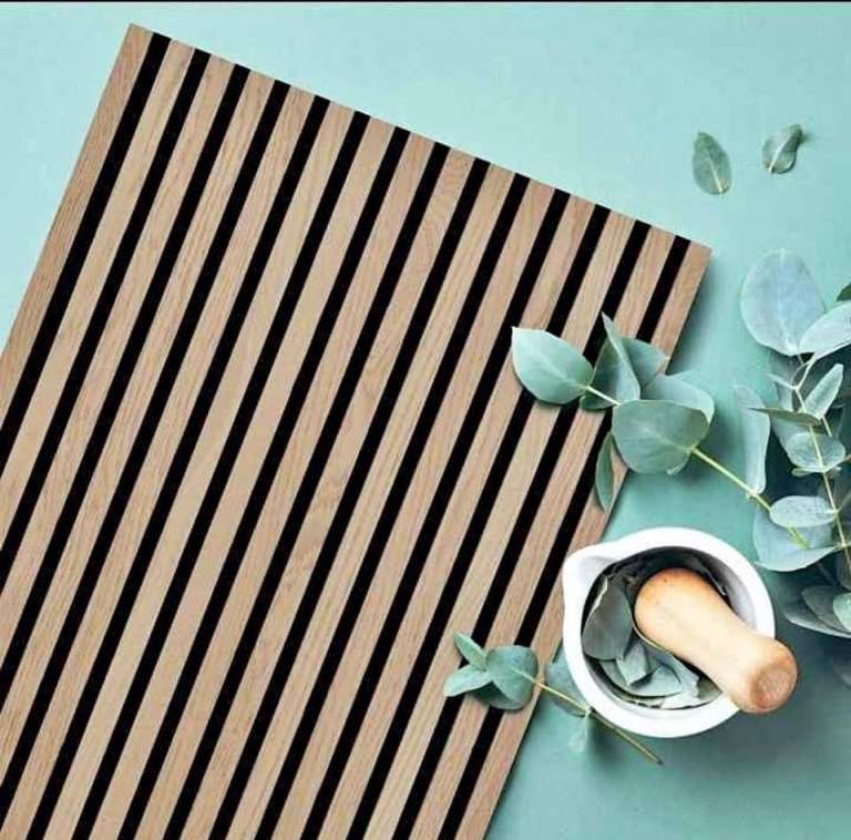 ✔B&Q Wood Acoustic Wall Panels - 240 x 60cm - Free Delivery