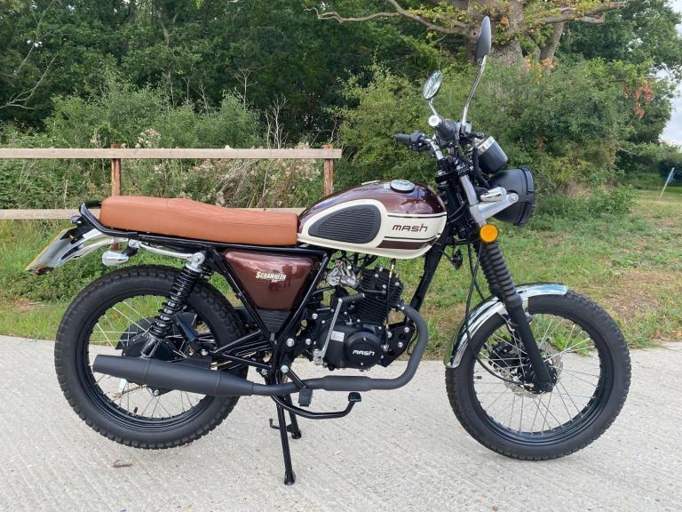 MASH FIFTY SCRAMBLER, 2025, 500 MILES, FANTASTIC LOOKING LEARNER MOTORCYCLE