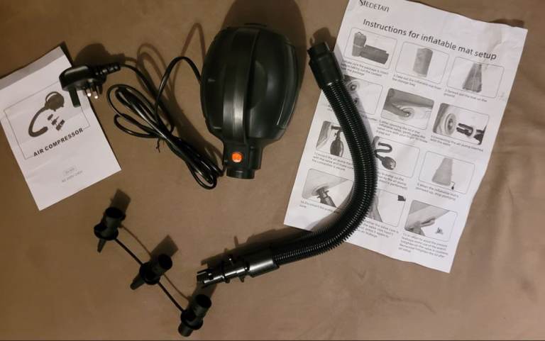 Air compressor to inflate or deflate your mattresses air beds raft boat