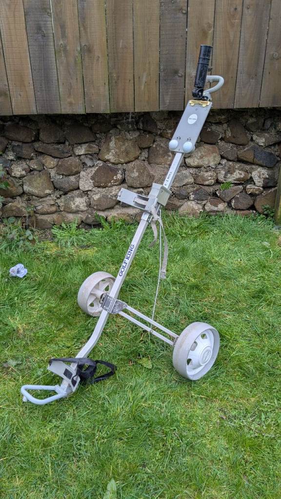 Golf King Golf Trolley with Umbrella holder