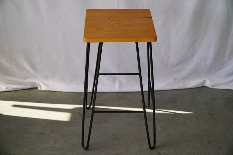Heal's Wooden Top Bar Stool | RRP £120