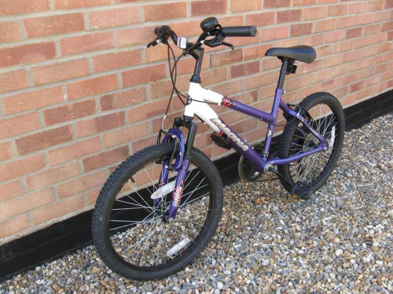 Magna Kids Mountain Bike - Purple & White, Good Condition