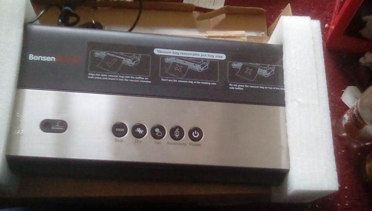 Bonsen Food Vacuum Sealer – Unused, Boxed