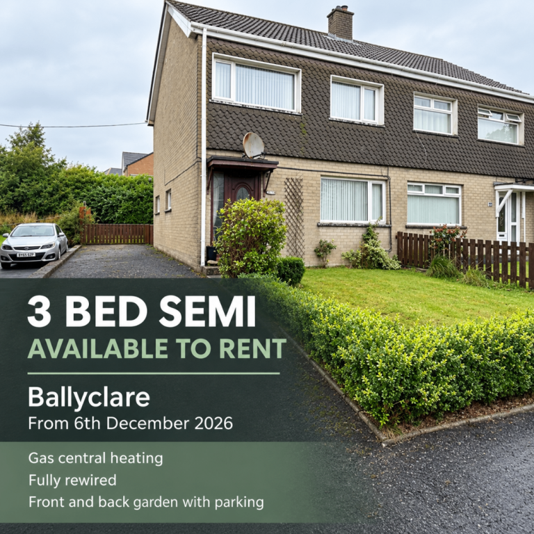 Ballyclare 3 bed 