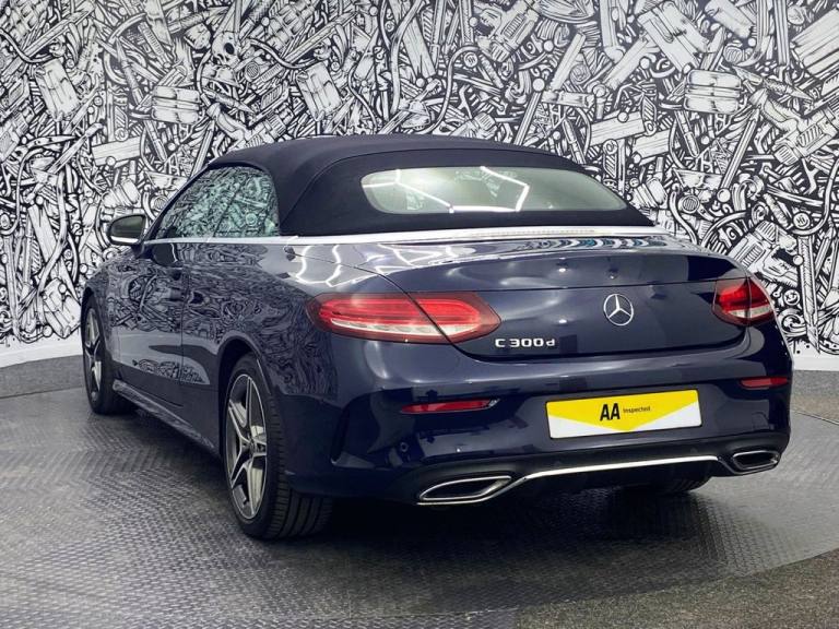 2018 Mercedes-Benz C Class 2.0 C300d AMG Line (Premium) Cabriolet 2dr Diesel G-Tronic+ Euro 6 (s/...