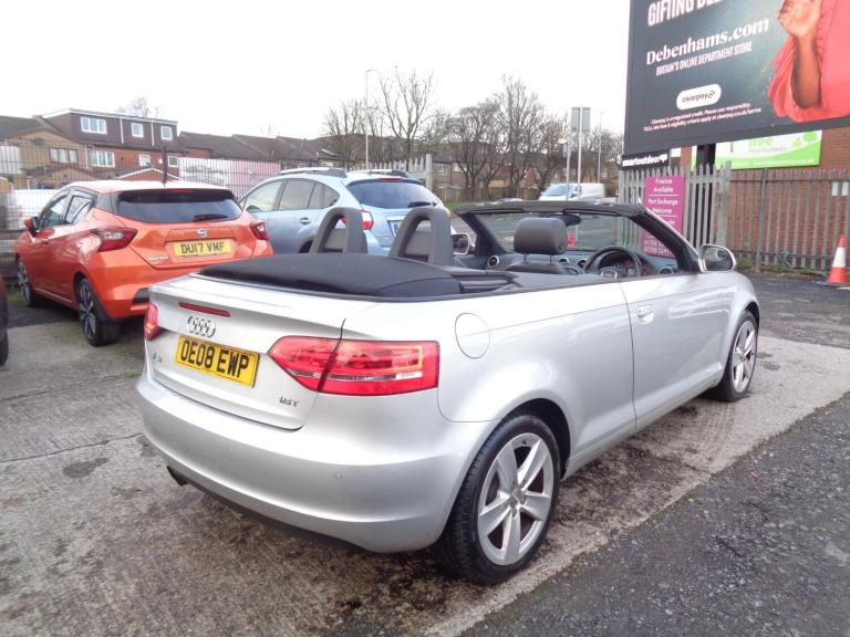 2008 Audi A3 1.8 T FSI Sport 2dr CONVERTIBLE Petrol Manual