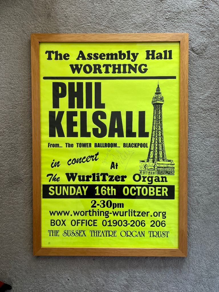 Phil Kelsall Signed and Framed Large Poster  57 x 81cm