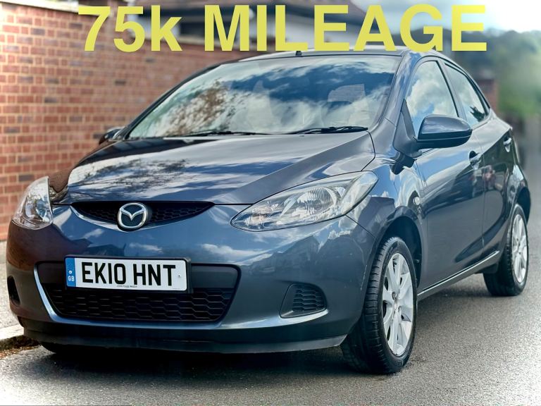 Mazda 2 1.3 petrol TS 75k low mileage 1YRS mot well maintained 2 keys reliable car 