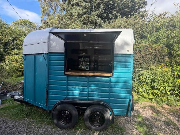 Converted horse box / Rice trailer/ Barista Coffee Bar with coffee machine