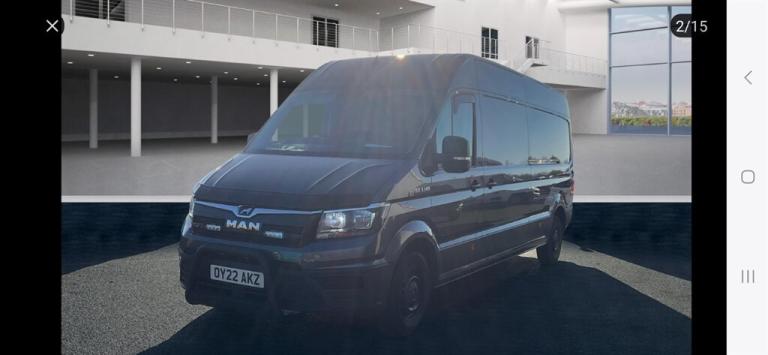 2022 MAN TGE 140 High Roof Van Auto PANEL VAN DIESEL Automatic