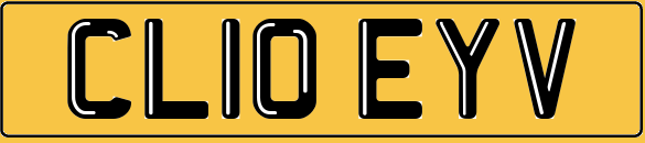 CLOEY 5 Registration Number Plate CLOE Cloh CHLOE Vincent Venables Vernon Vine