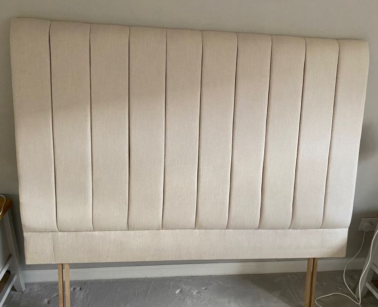 King sized upholstered headboard