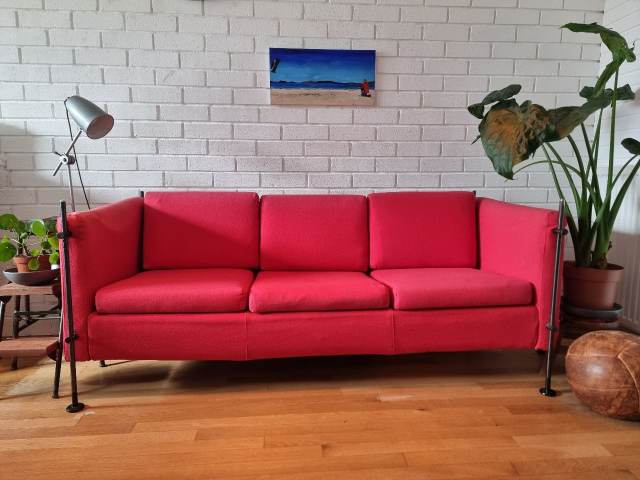 Vintage 1980s height adjustable Italian designer sofa 'Felix