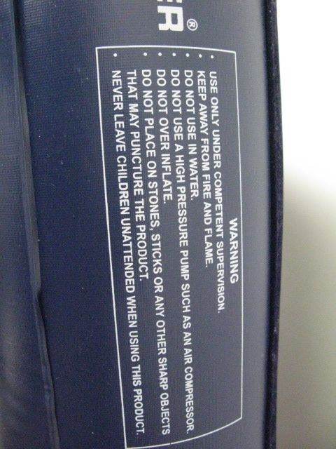 Single mattress Highlander Airbed with foot pump