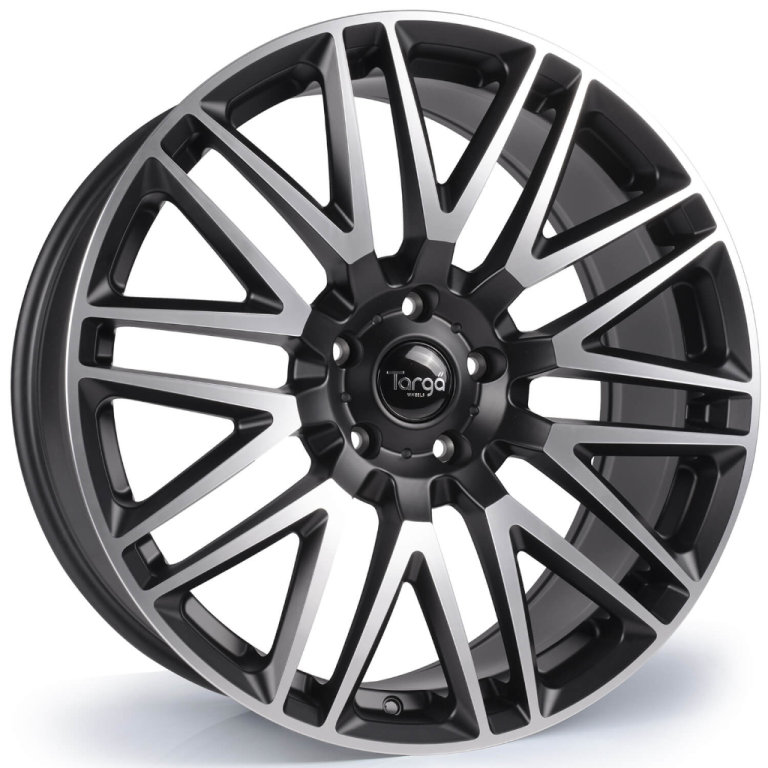 AUDI Q7 mk2 4M SET 4x 22'' TARGA TG7 MATT BLACK POLISHED NEW ALLOY WHEELS