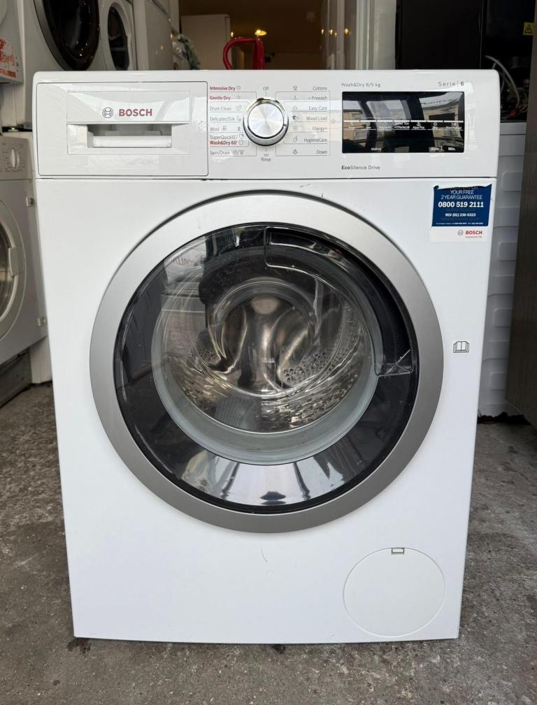 Bosch 8kg 1400 rpm Series 6 Digital Washer Dryer With Free Delivery 🚚 