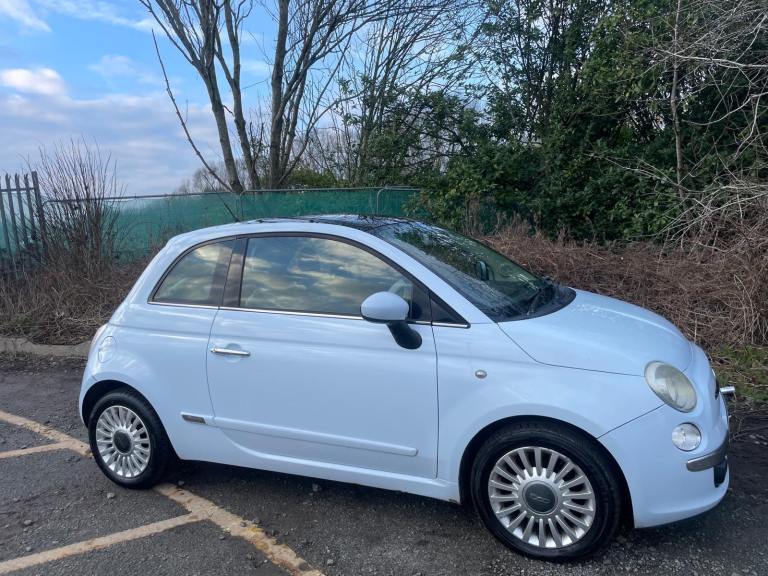 FIAT 500 1.3 M/JET LOUNGE 08 REG BLUE 3 DOOR MOT MAY 8TH 2026 TAX £20 YEAR LOW INSURANCE 65+MPG