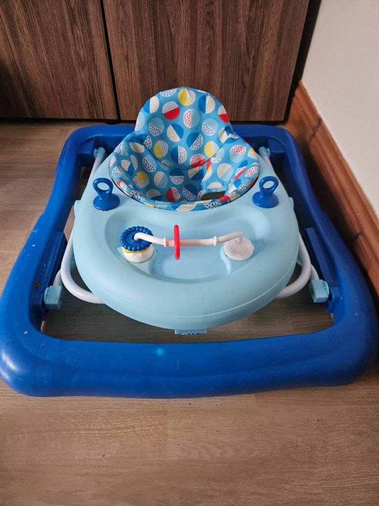 Baby Walker - Blue, Good Condition