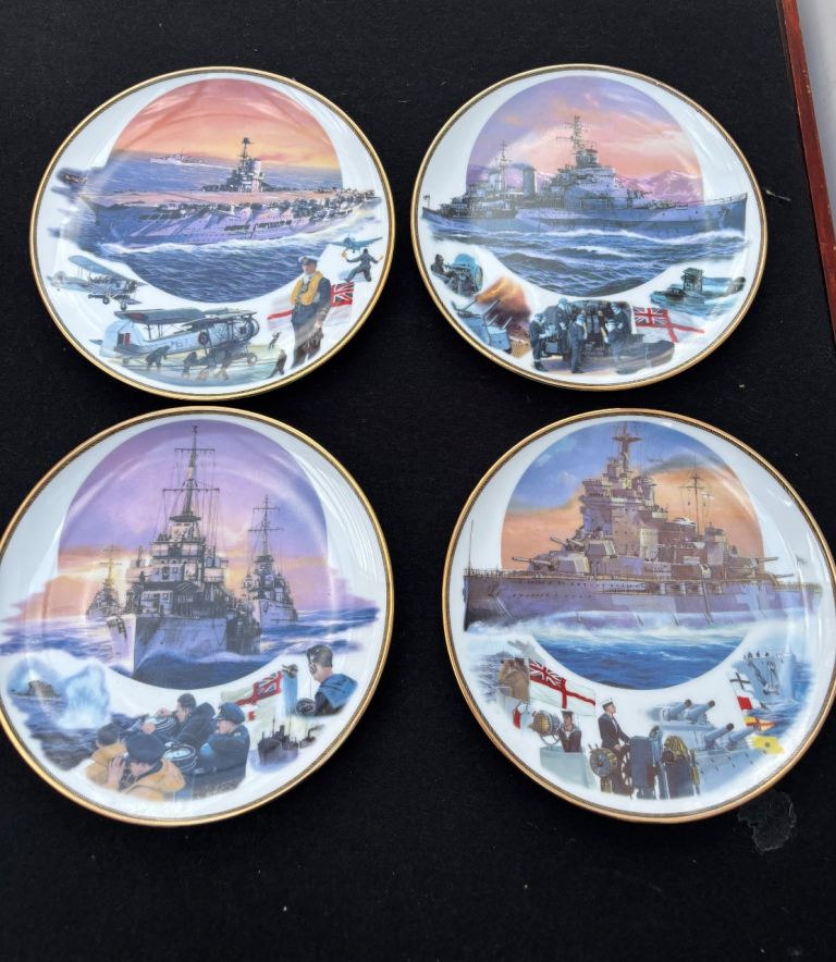 Limited Edition Royal Navy Collector Plates - Set of Four