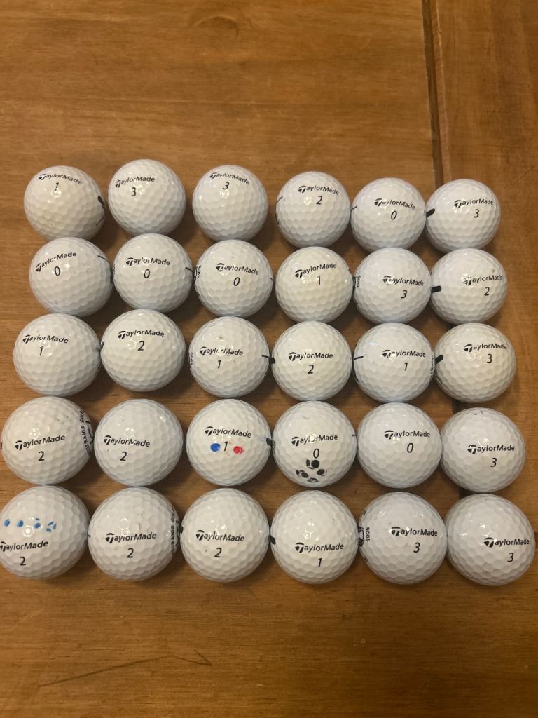 30 A grade Taylormade distance balls £20