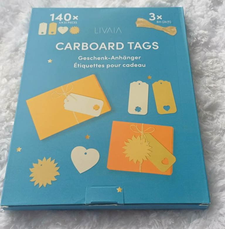 LIVIAIA Carboard Tags - 140 Pieces, New