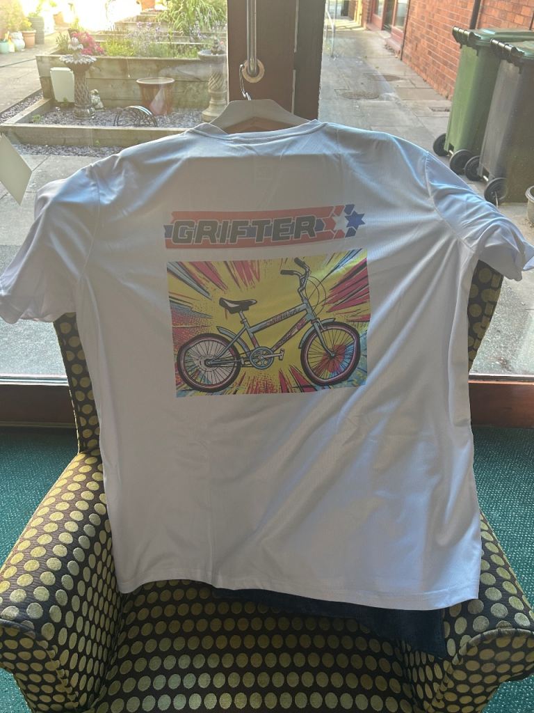 Grifter BMX T-Shirt 3XL – White, New