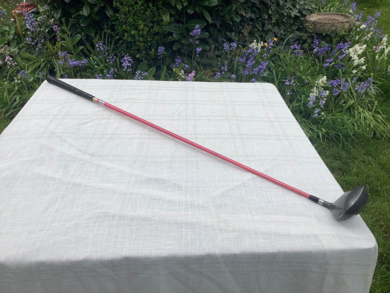 Golf club driver ladies dynacraft plus mid size 1 10 percent loft USA pink metallic