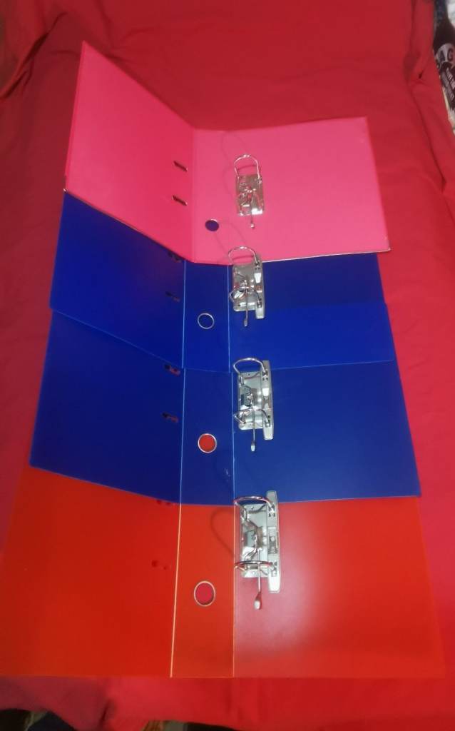 A4 Large Lever Arch File Folder With Ring Binder