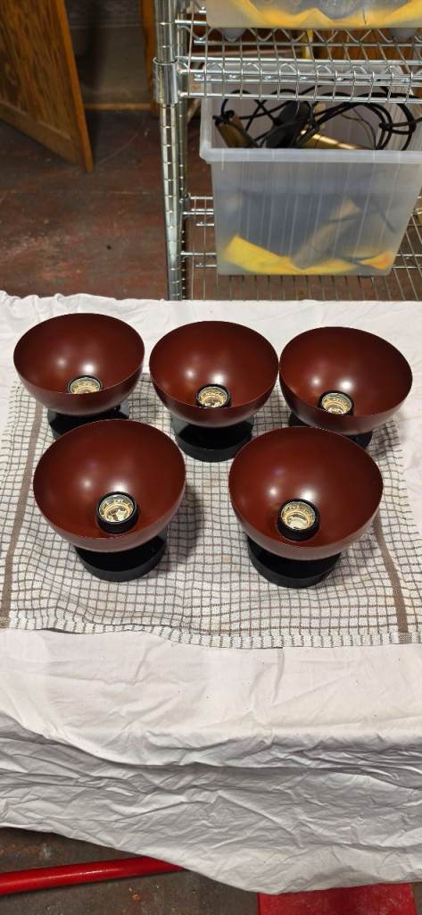Set of 5 Masterlight Dutch Design Contemporary Ceilng/Wall Spotlights (E27