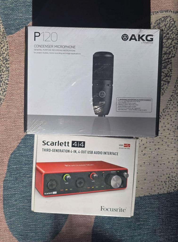 Scarlett Interface + AKG Mic Bundle - £150 ono